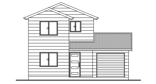 Narrow Granny Flats Designs - P J Cook Building