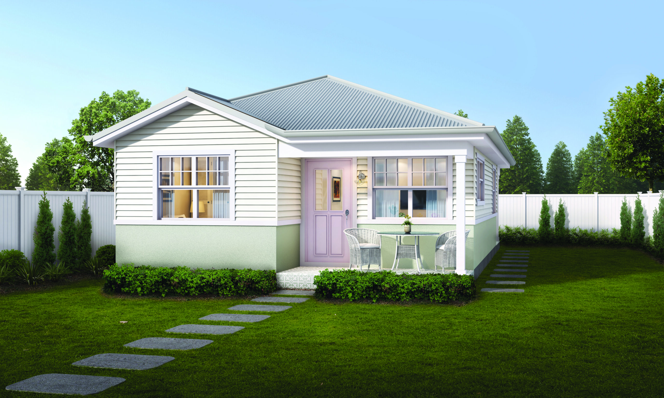 Narrow Granny Flats Designs - P J Cook Building